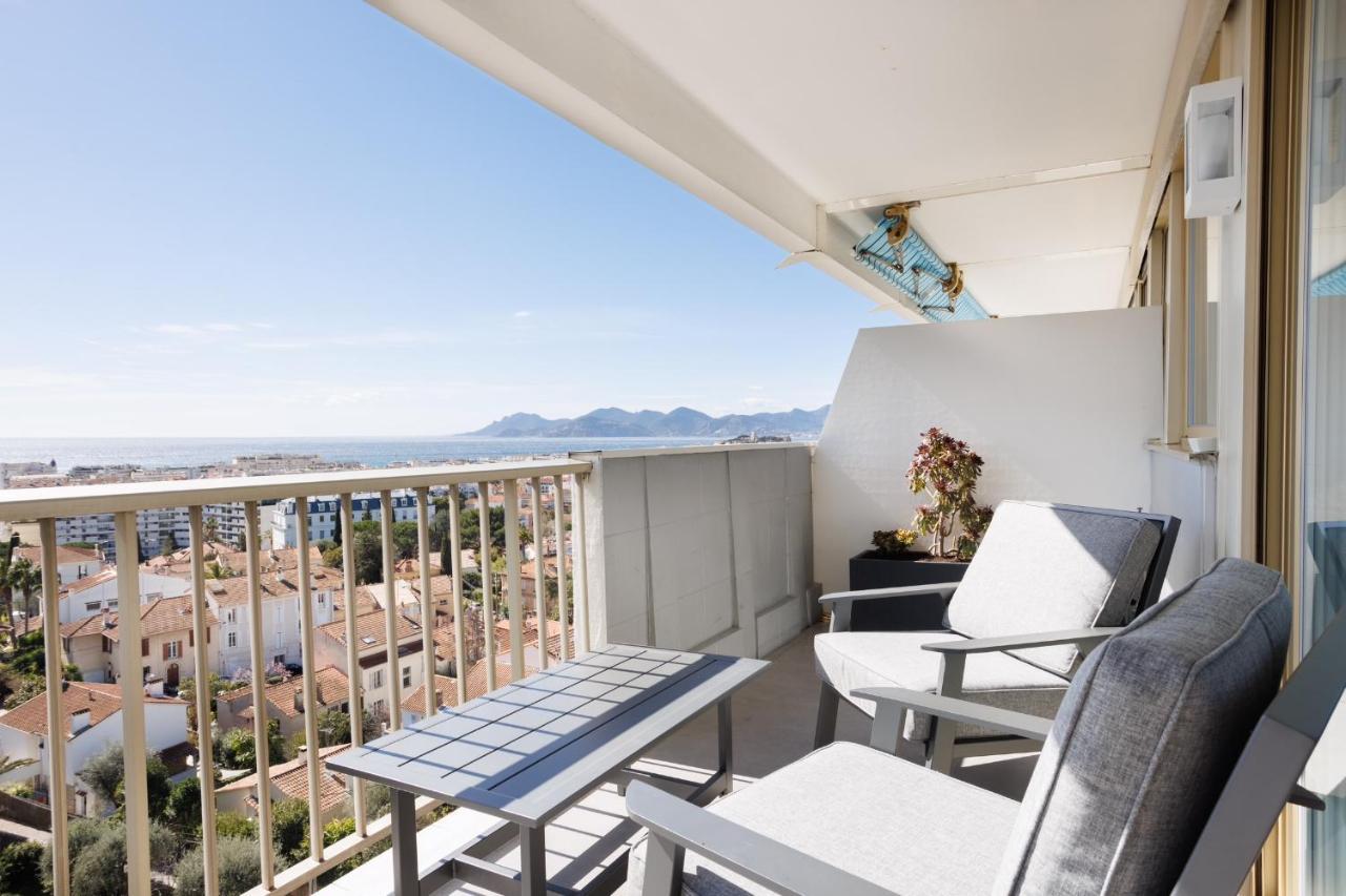 Cannes Panorama - Piscine, Vue Mer, Parking, Clim Exterior foto