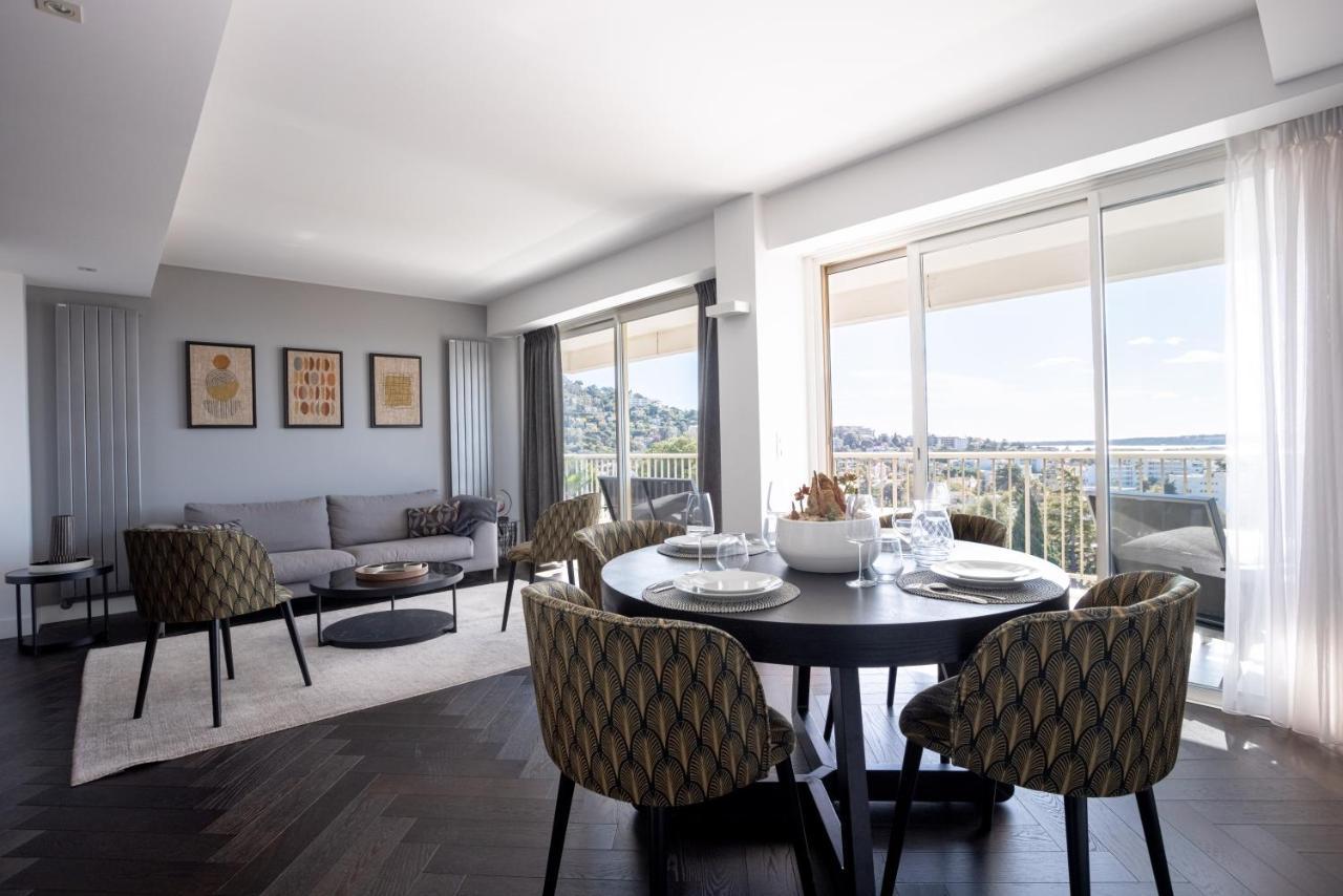 Cannes Panorama - Piscine, Vue Mer, Parking, Clim Exterior foto