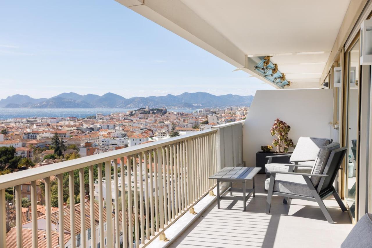Cannes Panorama - Piscine, Vue Mer, Parking, Clim Exterior foto